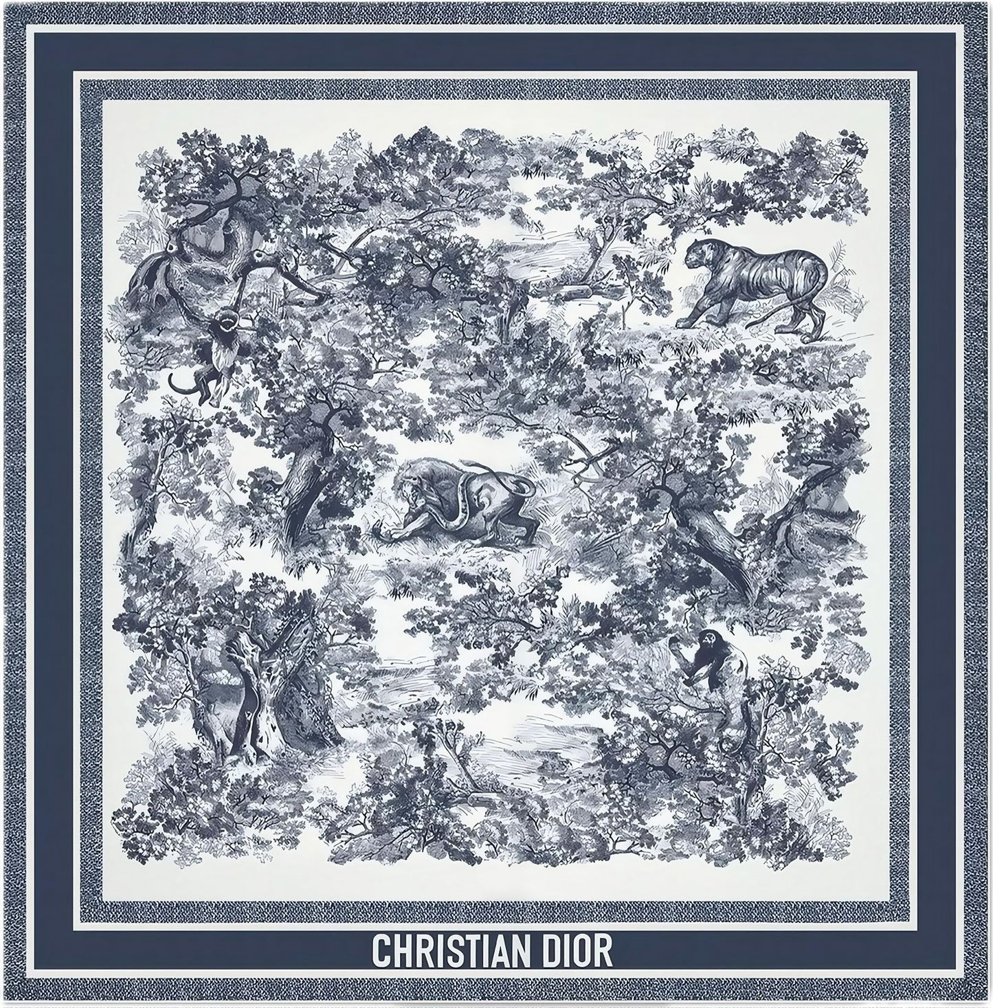 Dior toile de joy scarf