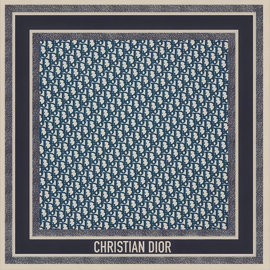 Dior oblique shawl (Double face)