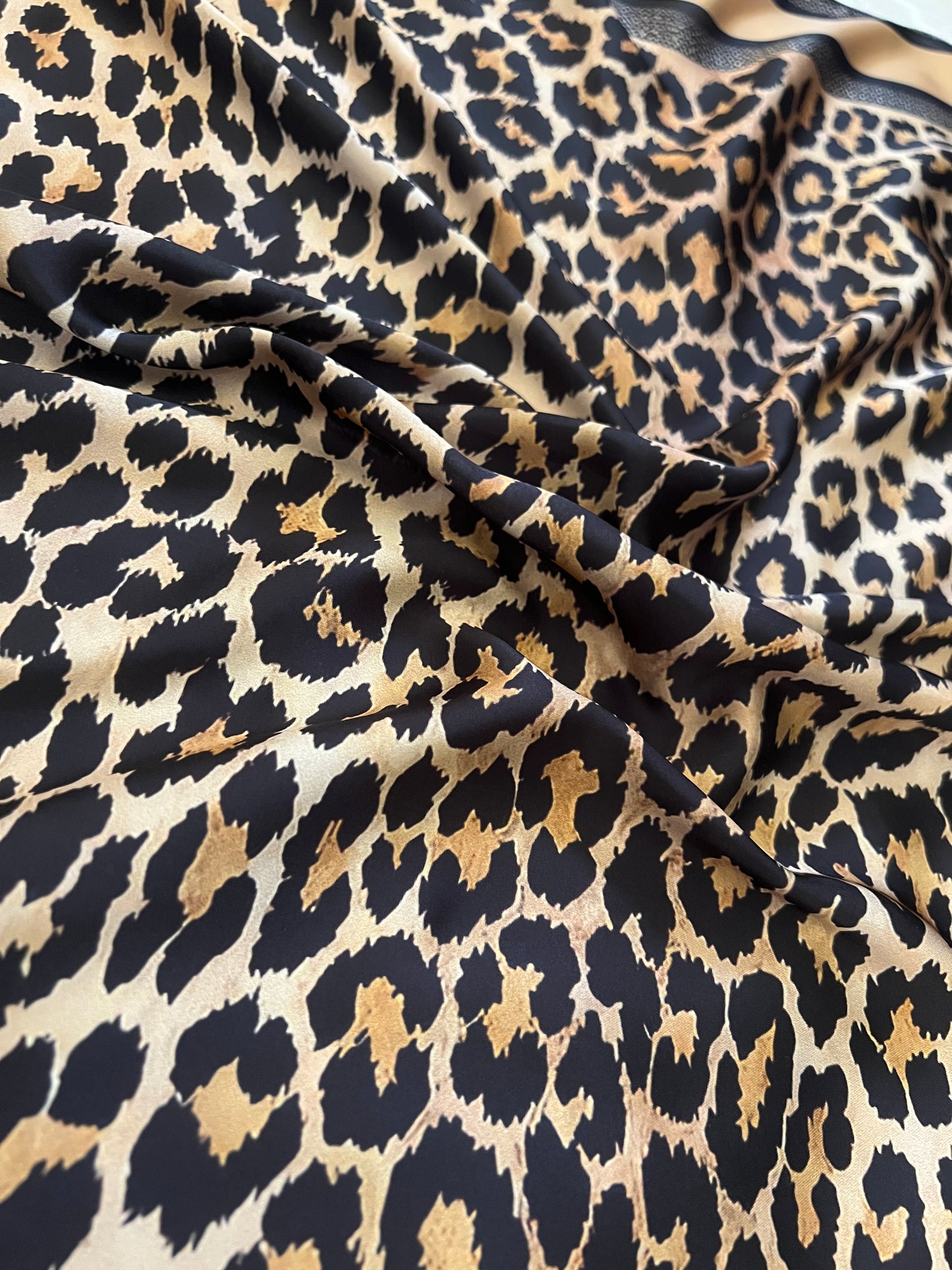 Dior Leopard Scarf