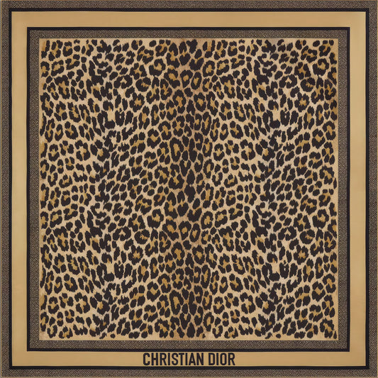 Dior Leopard Scarf