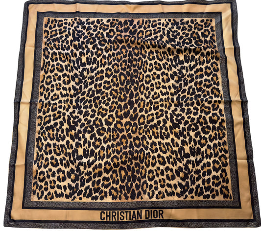Dior leopard shawl